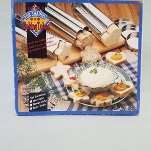 Set of 3 Baking Tubes for Bread or Cake